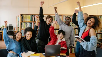 happy students