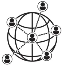 globe connecting people